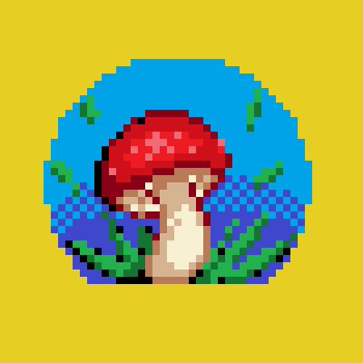 custom mushroom cross stitch pattern